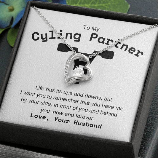 Live has its ups and downs - cycling partner - Premium Jewelry - Just $119.95! Shop now at Giftinum