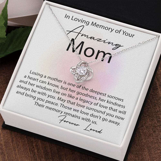 Loving Memory Mom Necklace - Premium Jewelry - Just $119.95! Shop now at Giftinum
