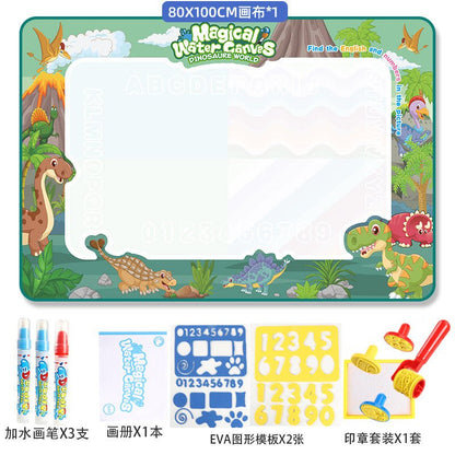 Magic Canvas toy can be clear drawing board Magic colorful graffiti carpet drawing book children's toys Giftinum