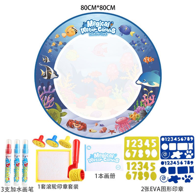 Magic Canvas toy can be clear drawing board Magic colorful graffiti carpet drawing book children's toys Giftinum