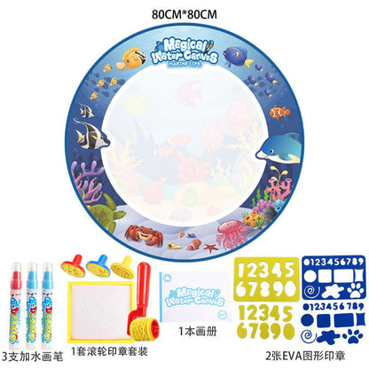 Magic Canvas toy can be clear drawing board Magic colorful graffiti carpet drawing book children's toys Giftinum