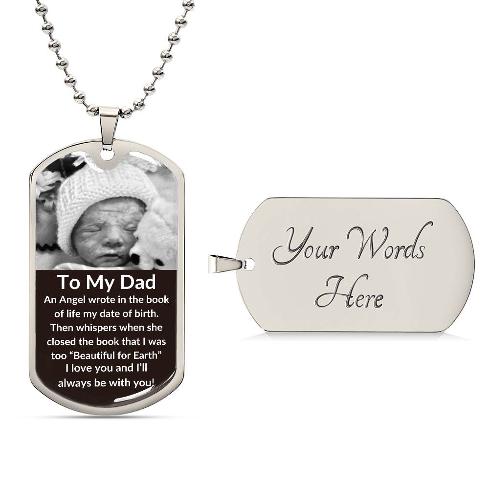 miscarriage gift for dad Jewelry Giftinum