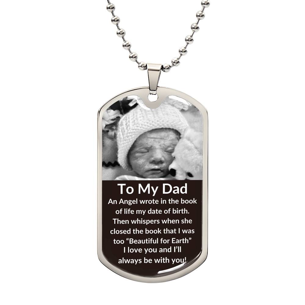 miscarriage gift for dad Jewelry Giftinum