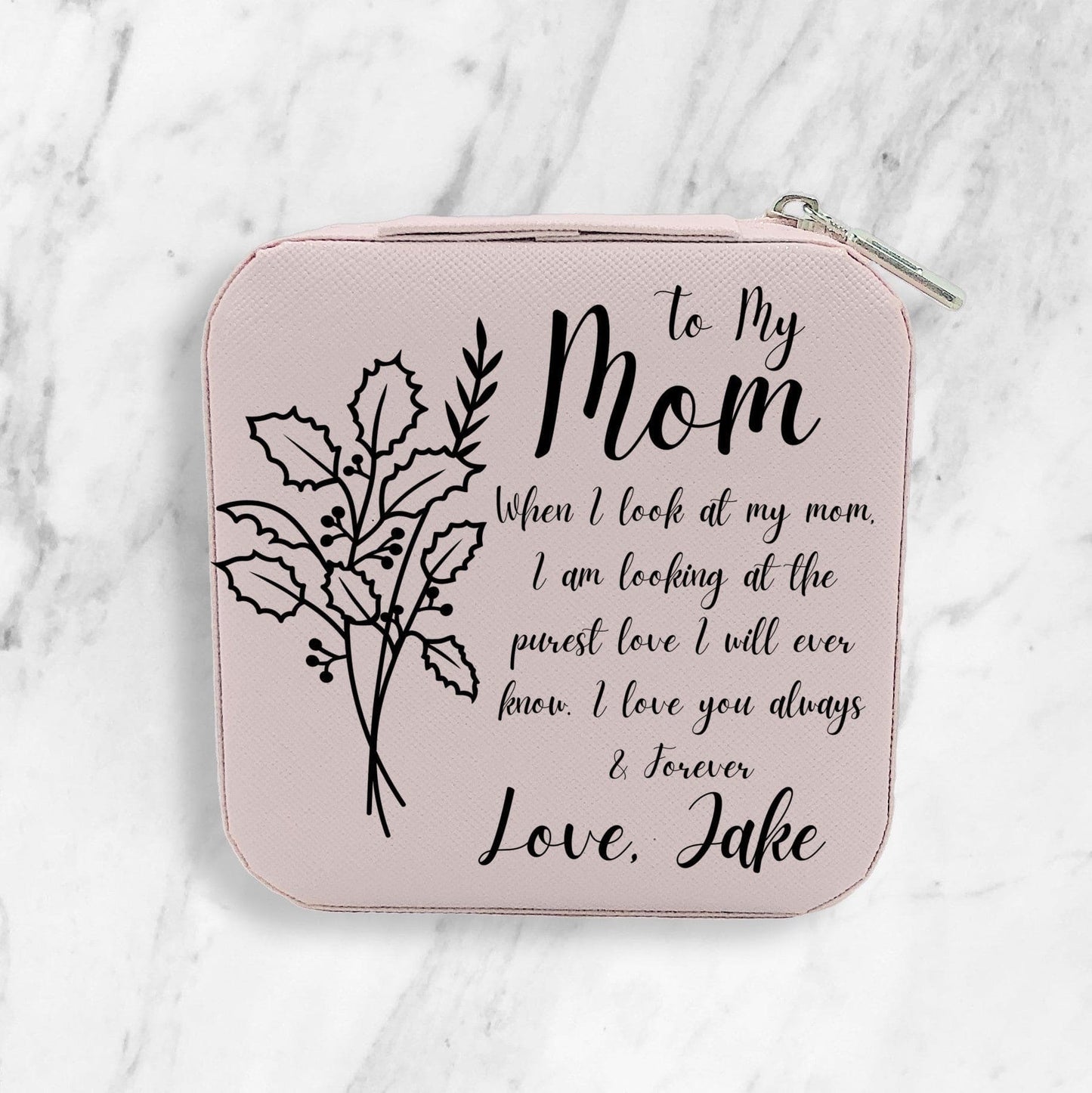 Mom Birth flower Jewelry Box - Premium Jewelry Boxes - Just $31.95! Shop now at Giftinum