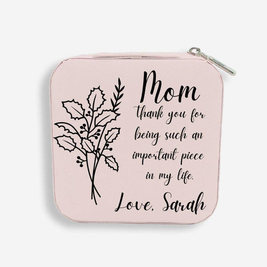 Mom Pink Jewelry Box Jewelry BoxesGiftinum