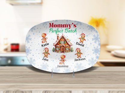 Mommy's Perfect Batch Christmas Platter Platter Giftinum