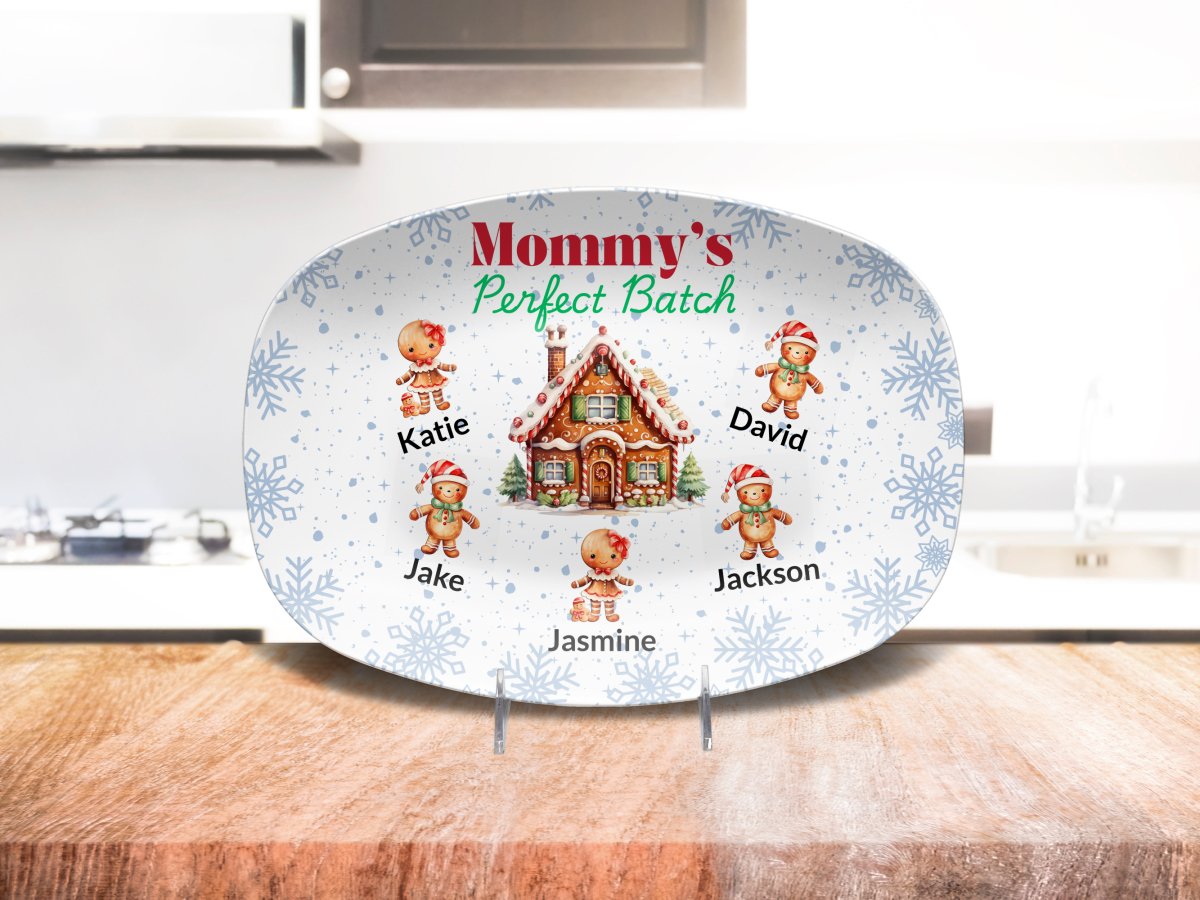 Mommy's Perfect Batch Christmas Platter Platter Giftinum