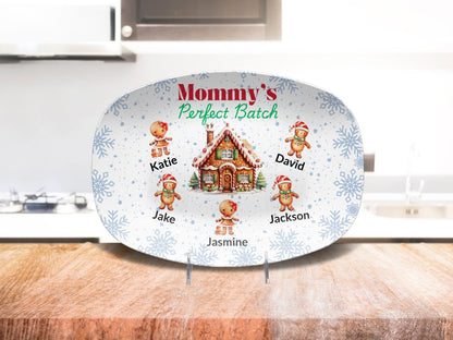 Mommy's Perfect Batch Christmas Platter Platter Giftinum