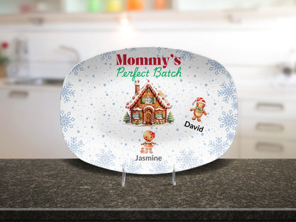 Mommy's Perfect Batch Christmas Platter Platter Giftinum