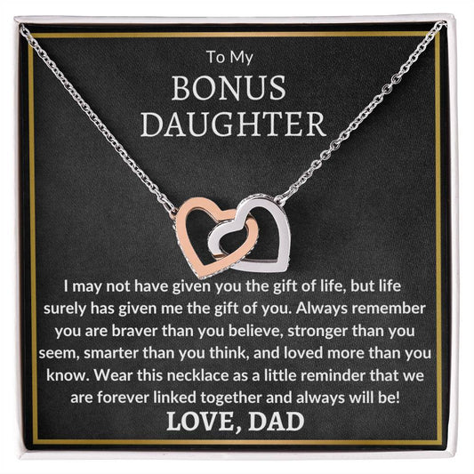 My Bonus Daughter - Braver than you believe Jewelry Giftinum