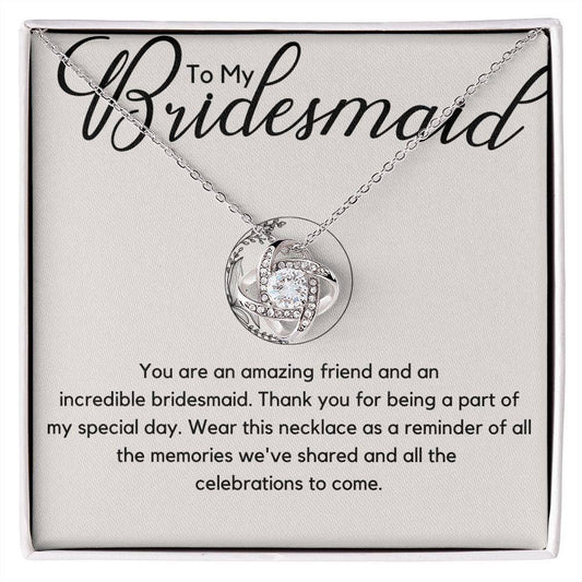 My Bridesmaid - You are an amazing friend JewelryGiftinum