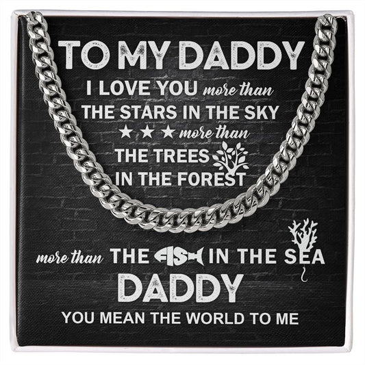 My Daddy - I love you more than - Premium Jewelry - Just $59.95! Shop now at Giftinum