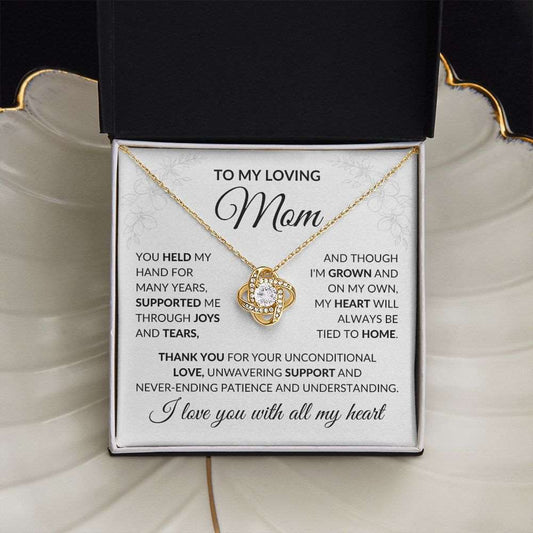 My Loving Mom Necklace - You held my hand for many years - Premium Jewelry - Just $59.95! Shop now at Giftinum