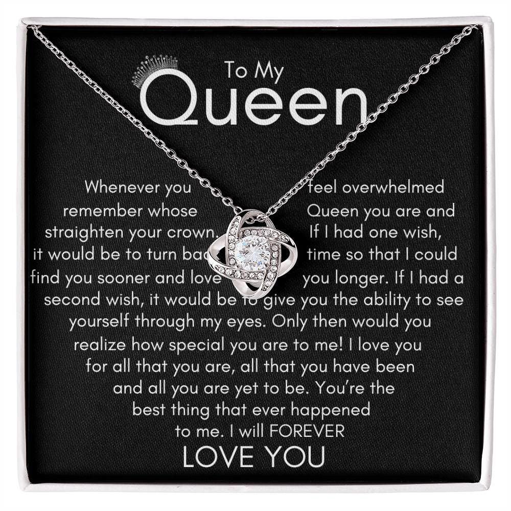 My Queen Necklace - whenever you feel JewelryGiftinum