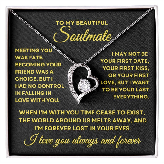 My Soulmate - World around us melts away - Premium Jewelry - Just $59.95! Shop now at Giftinum