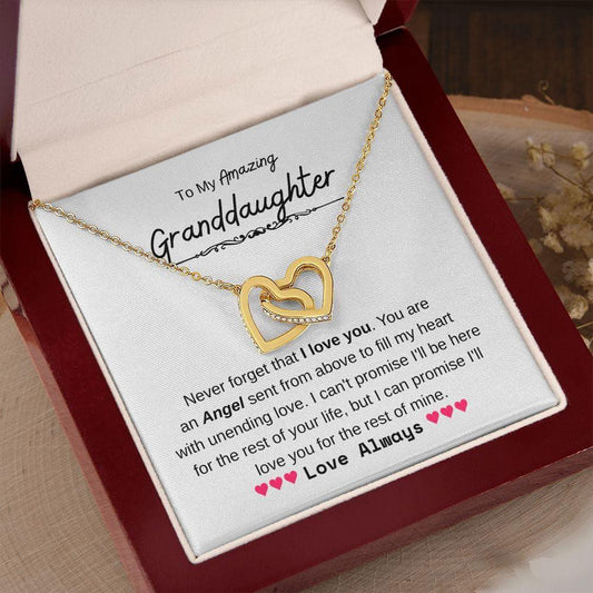 Never forget that I love you - Granddaughter JewelryGiftinum