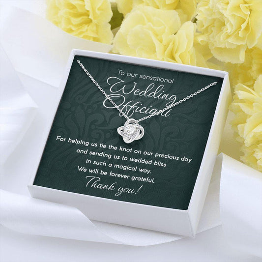 Our Wedding Officiant - Thank you JewelryGiftinum