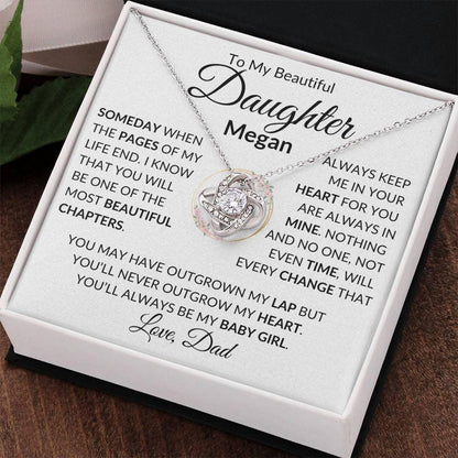 Personalized Daughter Necklace From Dad - Someday when Giftinum