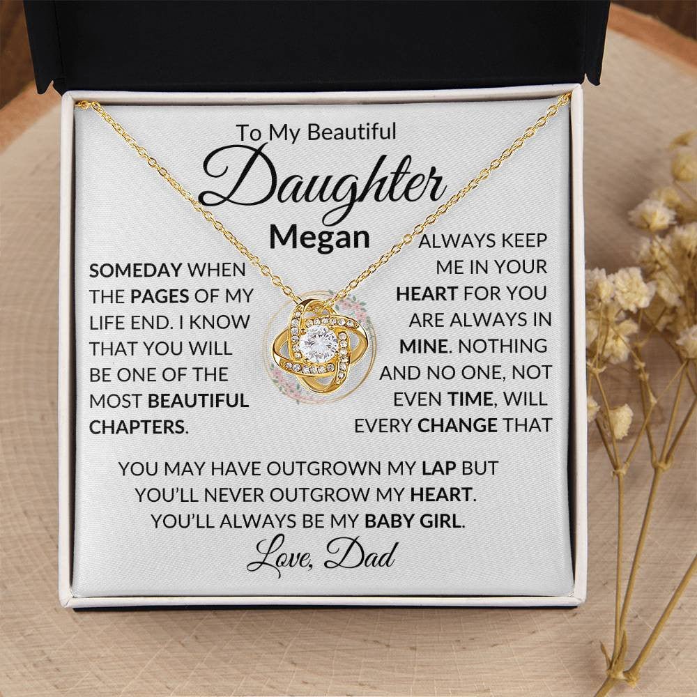 Personalized Daughter Necklace From Dad- Someday when - Premium  - Just $59.95! Shop now at Giftinum