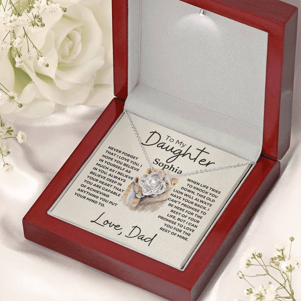 Personalized Daughter Necklace - Never Forget - Premium  - Just $59.95! Shop now at Giftinum