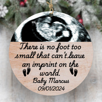 Personalized Miscarriage Baby Loss Wood Ornament Ornaments and Accents Giftinum