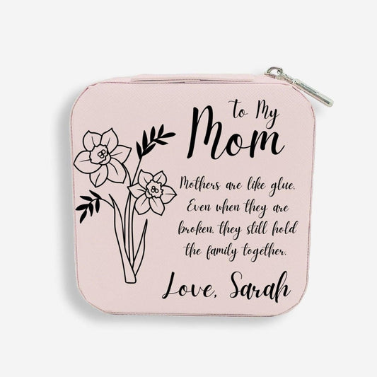 Personalized Mom Jewelry Box Jewelry BoxesGiftinum