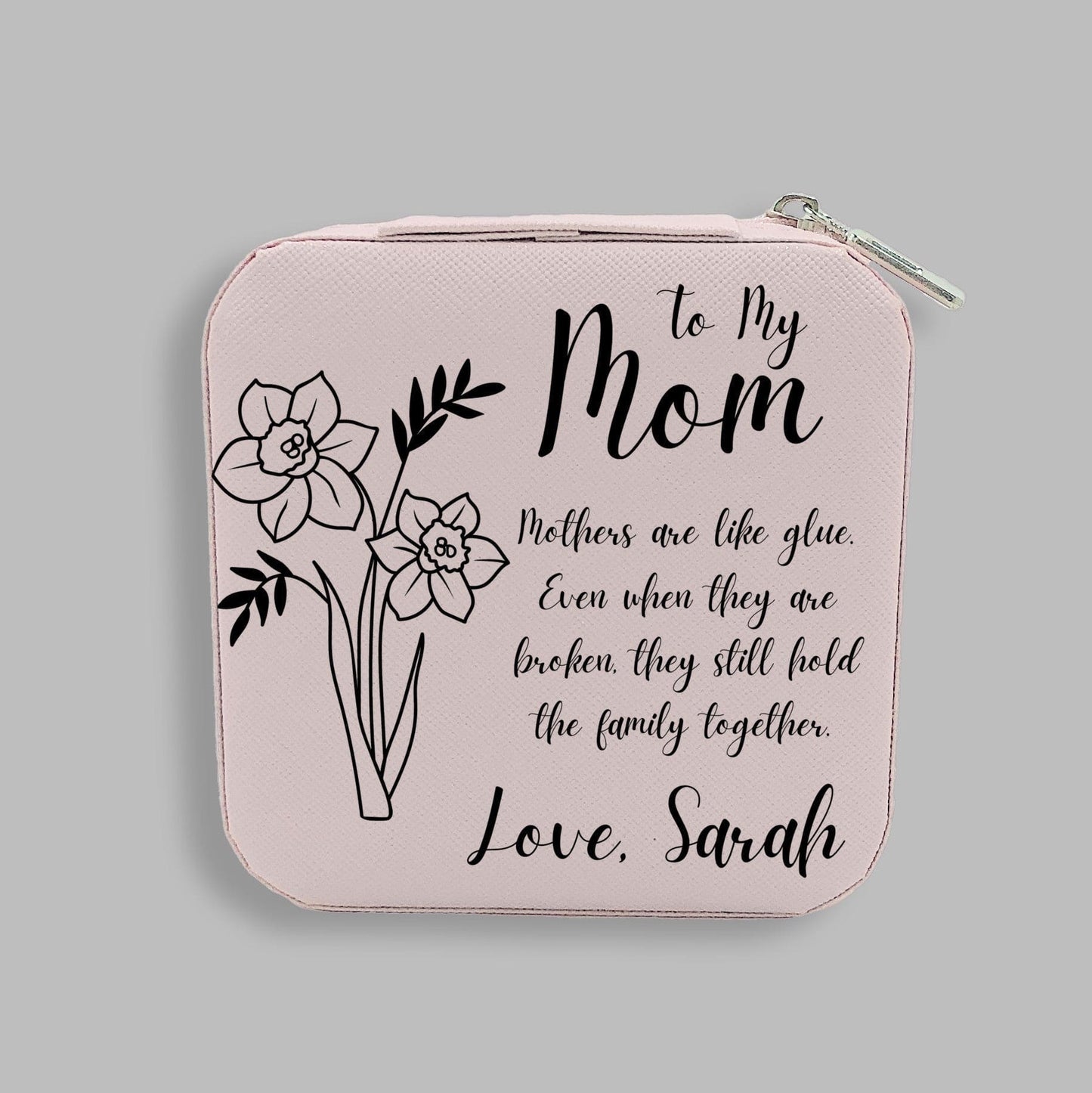 Personalized Mom Jewelry Box - Premium Jewelry Boxes - Just $31.95! Shop now at Giftinum