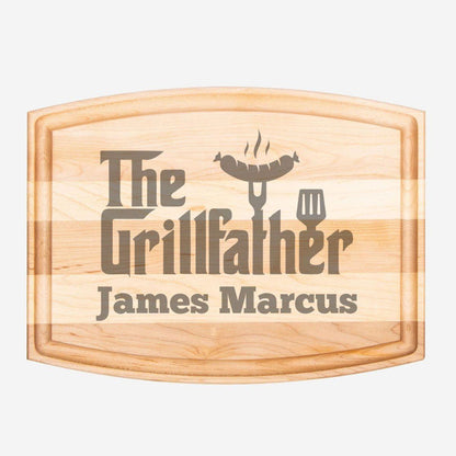 Personalized The Grillfather Cutting Board AllGiftinum