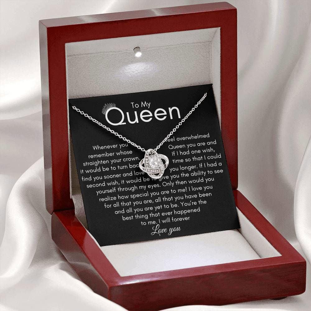 queen love knot necklace - Giftinum