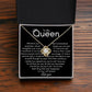 queen love knot necklace - Giftinum