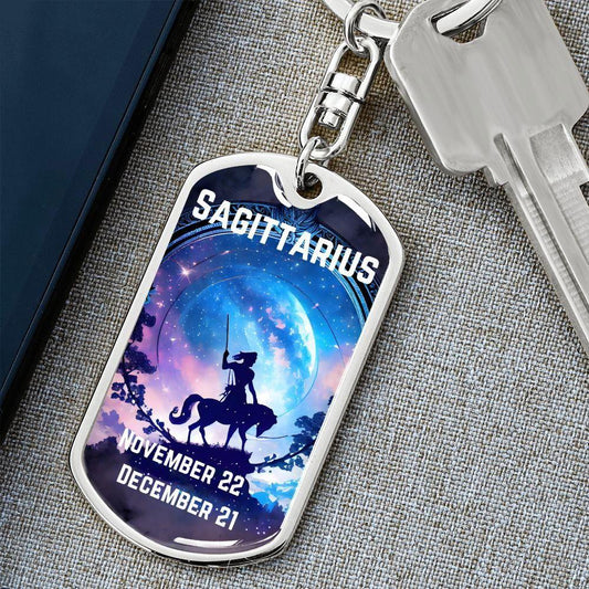 Sagittarius Keychain JewelryGiftinum