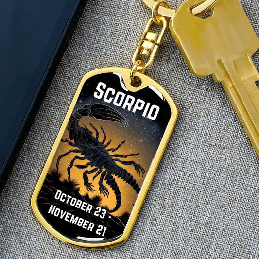 Scorpio Keychain JewelryGiftinum