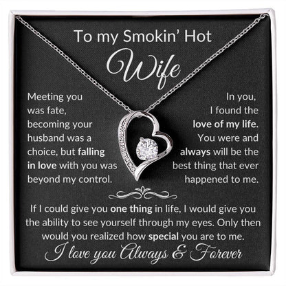 Smokin' Hot Wife Necklace | Meeting you was fate Jewelry Giftinum