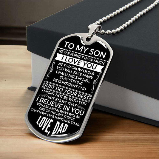 Son Necklace - Do your best JewelryGiftinum