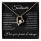 Soulmate necklace - meeting your was fate JewelryGiftinum