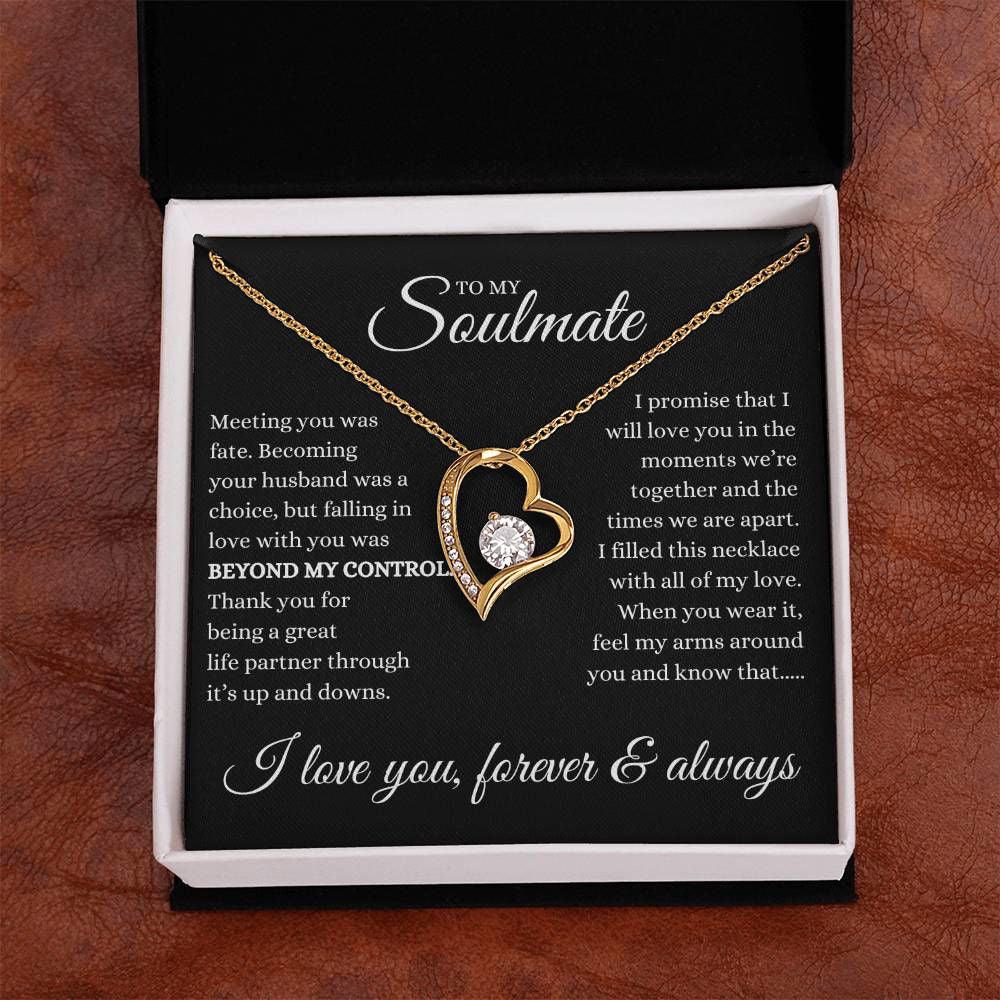 Soulmate necklace - meeting your was fate JewelryGiftinum