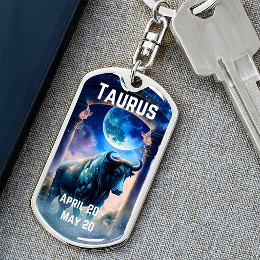 Taurus Keychain JewelryGiftinum