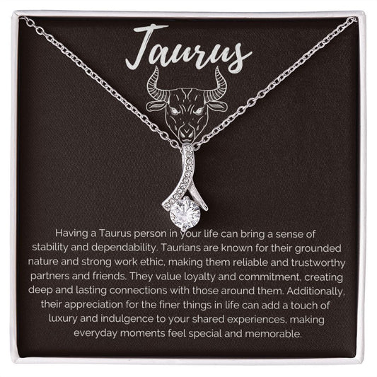 Taurus Zodiac Birthday Necklace - Premium Jewelry - Just $119.95! Shop now at Giftinum