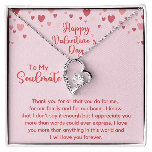 Thank you for all that you do - Valentine's necklace JewelryGiftinum