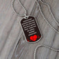 To Baby Angel From Mommy Dog Tag Necklace - Heart Stopped Beating - Giftinum