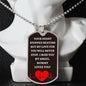 To Baby Angel From Mommy Dog Tag Necklace - Heart Stopped Beating - Giftinum