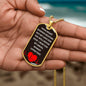 To Baby Angel From Mommy Dog Tag Necklace - Heart Stopped Beating - Giftinum
