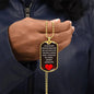 To Baby Angel From Mommy Dog Tag Necklace - Heart Stopped Beating - Giftinum