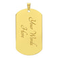To Baby Angel From Mommy Dog Tag Necklace - Heart Stopped Beating - Giftinum