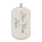 To Baby Angel From Mommy Dog Tag Necklace - Heart Stopped Beating - Giftinum