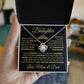 To Daughter from mom and dad - Straighten your crown JewelryGiftinum