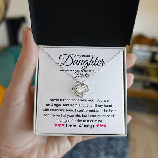 To Daughter Personalized Name - Never forget that I love you. JewelryGiftinum