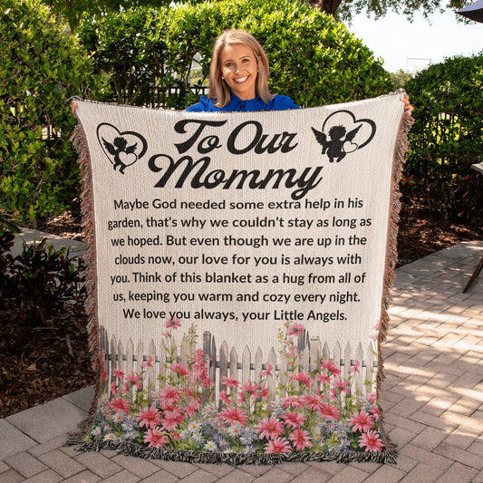 To Mother from Angel Babies Woven Blanket - Premium Jewelry - Just $79.99! Shop now at Giftinum