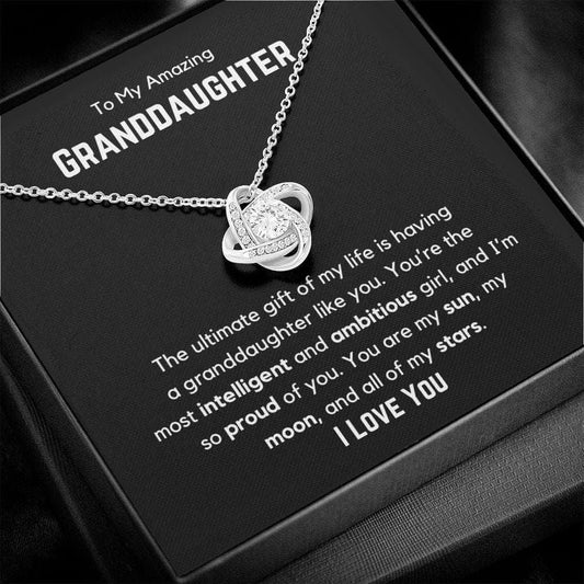 To My Amazing Granddaughter - The Ultimate Gift JewelryGiftinum