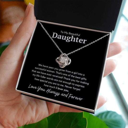 To My Beautiful Daughter - We have seen you grow JewelryGiftinum